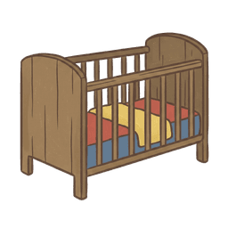 Lits en bois à barreau 